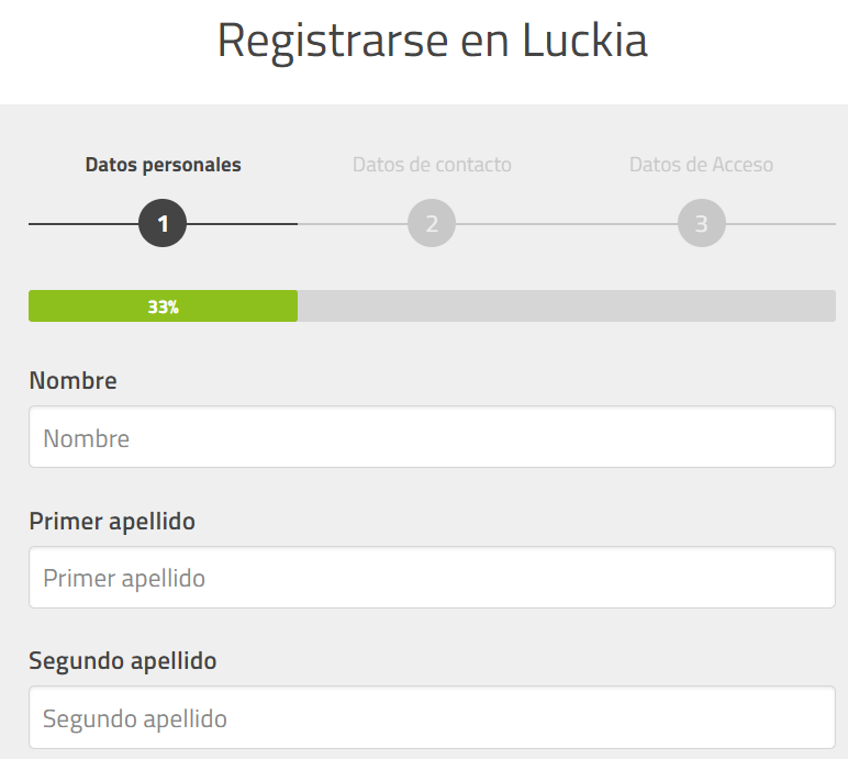 Luckia registrarse